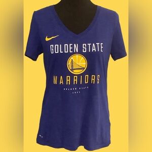 Nike Blue Warriors Short Sleeve T-Shirt